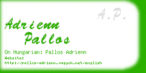 adrienn pallos business card